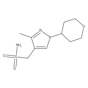 [3-methyl-1-(oxan-4-yl)-1H-pyrazol-4-yl]methanesulfonamide Structure