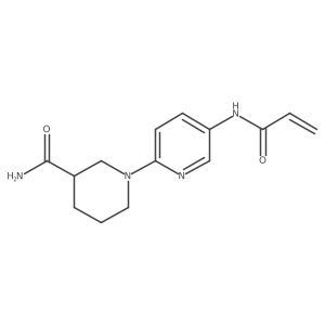 1-[5-(Prop-2-enamido)pyridin-2-yl]piperidine-3-carboxamide Structure