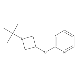 2-[(1-Tert-butylazetidin-3-yl)oxy]pyridine结构式
