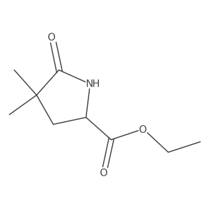 ethyl (2S)-4,4-dimethyl-5-oxopyrrolidine-2-carboxylate Structure
