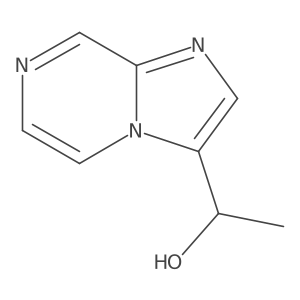 (1S)-1-{imidazo[1,2-a]pyrazin-3-yl}ethan-1-ol结构式