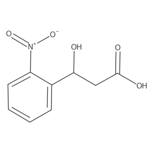 (3S)-3-hydroxy-3-(2-nitrophenyl)propanoic acid Structure