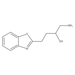 1-Amino-4-(1,3-benzothiazol-2-yl)butan-2-ol Structure