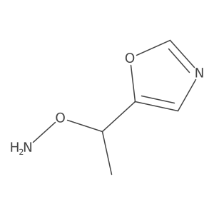 O-[1-(1,3-oxazol-5-yl)ethyl]hydroxylamine Structure