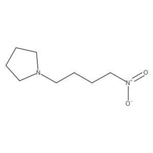 1-(4-Nitrobutyl)pyrrolidine结构式