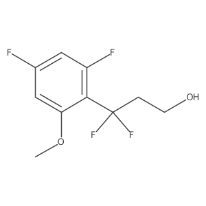 3-(2,4-Difluoro-6-methoxyphenyl)-3,3-difluoropropan-1-ol Structure