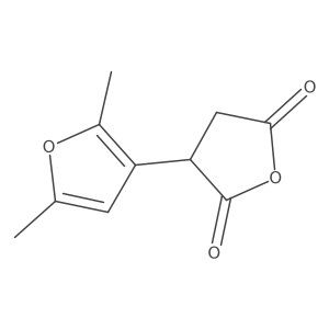 3-(2,5-Dimethylfuran-3-yl)oxolane-2,5-dione Structure