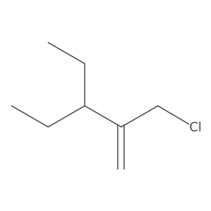 2-(Chloromethyl)-3-ethylpent-1-ene Structure