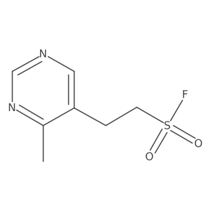 2-(4-Methylpyrimidin-5-yl)ethane-1-sulfonyl fluoride Structure