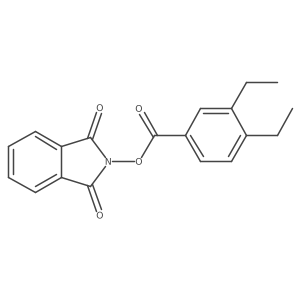 1,3-dioxo-2,3-dihydro-1H-isoindol-2-yl 3,4-diethylbenzoate结构式