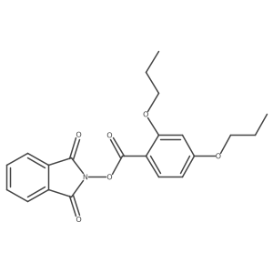1,3-dioxo-2,3-dihydro-1H-isoindol-2-yl 2,4-dipropoxybenzoate Structure