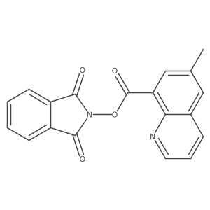 1,3-dioxo-2,3-dihydro-1H-isoindol-2-yl 6-methylquinoline-8-carboxylate Structure