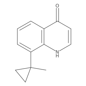 8-(1-Methylcyclopropyl)quinolin-4-ol Structure