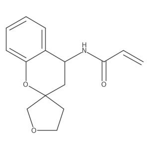 N-Spiro[3,4-dihydrochromene-2,3'-oxolane]-4-ylprop-2-enamide结构式