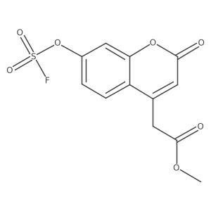 Methyl 2-(7-fluorosulfonyloxy-2-oxochromen-4-yl)acetate结构式