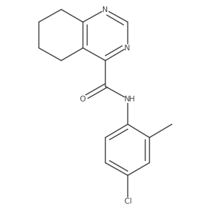 N-(4-Chloro-2-methylphenyl)-5,6,7,8-tetrahydroquinazoline-4-carboxamide Structure