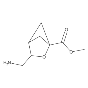Methyl 3-(aminomethyl)-2-oxabicyclo[2.1.1]hexane-1-carboxylate Structure