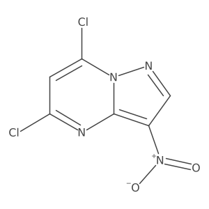 5,7-Dichloro-3-nitropyrazolo[1,5-a]pyrimidine Structure