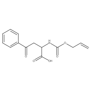 4-Oxo-4-phenyl-2-{[(prop-2-en-1-yloxy)carbonyl]amino}butanoic acid Structure