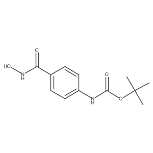 tert-butyl N-[4-(hydroxycarbamoyl)phenyl]carbamate Structure