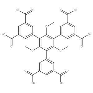 5'-(3,5-Dicarboxyphenyl)-2',4',6'-trimethoxy-[1,1':3',1''-terphenyl]-3,3'',5,5''-tetracarboxylic acid Structure