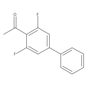 1-(3,5-Difluoro-[1,1'-biphenyl]-4-yl)ethanone Structure