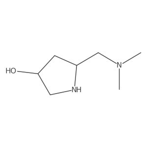 (3S,5S)-5-[(dimethylamino)methyl]pyrrolidin-3-ol Structure