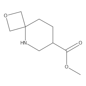 Methyl 2-oxa-5-azaspiro[3.5]nonane-7-carboxylate结构式