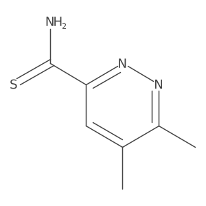 5,6-Dimethylpyridazine-3-carbothioamide结构式