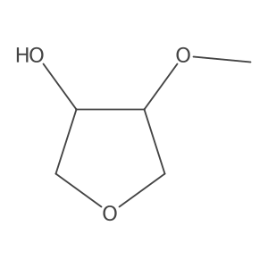 cis-4-Methoxytetrahydrofuran-3-OL结构式