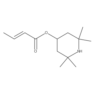 2,2,6,6-Tetramethyl-4-piperidinyl 2-butenoate结构式