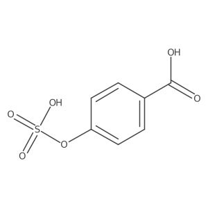 4-Sulfooxybenzoic acid Structure
