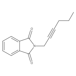2-(2-Hexyn-1-yl)-1H-isoindole-1,3(2H)-dione Structure