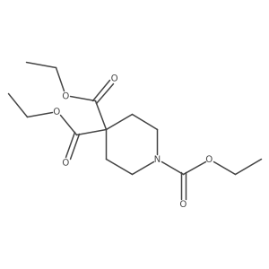 1,4,4-Tricarbethoxypiperidine结构式