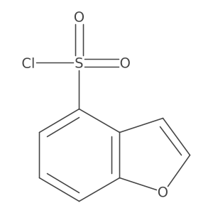 Benzofuran-4-sulfonyl chloride结构式