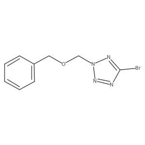 2-[(benzyloxy)methyl]-5-bromo-2H-1,2,3,4-tetrazole结构式