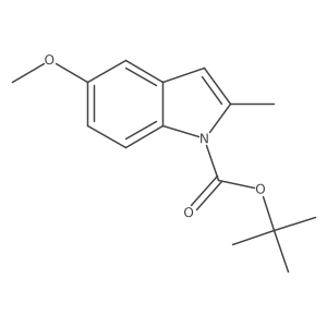 tert-Butyl 5-methoxy-2-methyl-1H-indole-1-carboxylate Structure