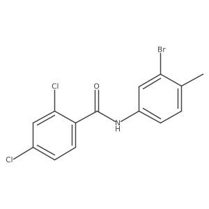 N-(3-bromo-4-methylphenyl)-2,4-dichlorobenzamide Structure