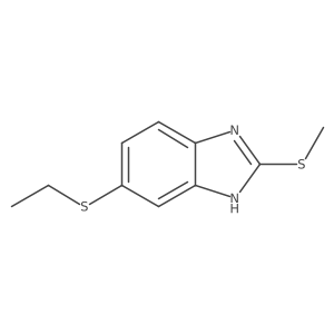 6-(Ethylthio)-2-(methylthio)-1H-benzimidazole Structure