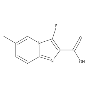 3-Fluoro-6-methylimidazo[1,2-A]pyridine-2-carboxylic acid Structure