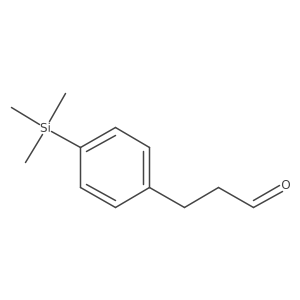 3-(4-(Trimethylsilyl)phenyl)propanal Structure