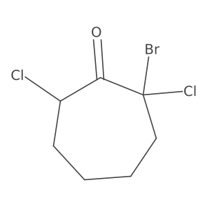 2-Bromo-2,7-dichlorocycloheptanone结构式