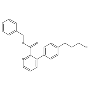 Benzyl 3-(4-(3-hydroxypropyl)phenyl)picolinate结构式