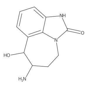 Imidazo[4,5,1-jk][1]benzazepin-2(1H)-one, 6-amino-4,5,6,7-tetrahydro-7-hydroxy- Structure