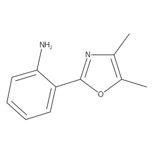 2-(4,5-Dimethyloxazol-2-yl)aniline Structure