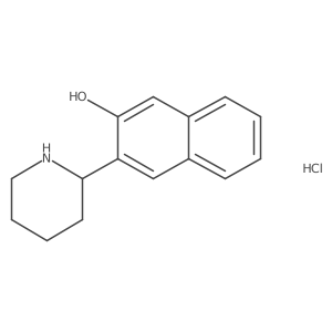 3-(2-Piperidinyl)-2-naphthol hydrochloride Structure
