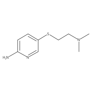 5-[[2-(Dimethylamino)ethyl]thio]-2-pyridinamine结构式
