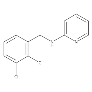 2-Pyridinamine, N-[(2,3-dichlorophenyl)methyl]-结构式