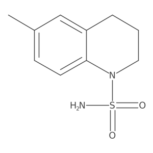 3,4-Dihydro-6-methyl-1(2H)-quinolinesulfonamide结构式