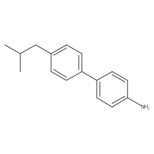 4'-Isobutyl-[1,1'-biphenyl]-4-amine Structure